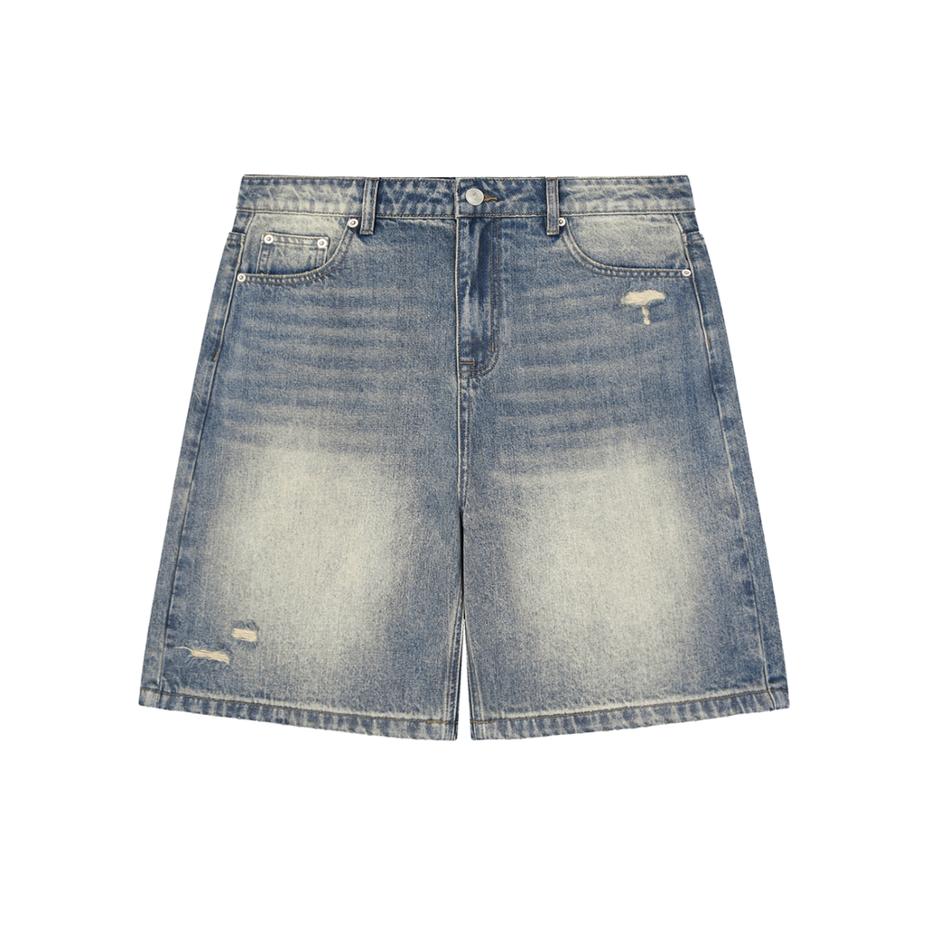 XP Grind Faded Baggy Denim Shorts