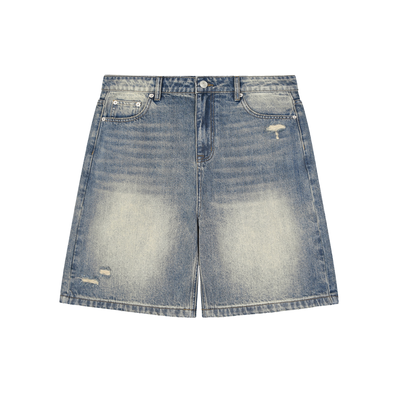 XP Grind Faded Baggy Denim Shorts